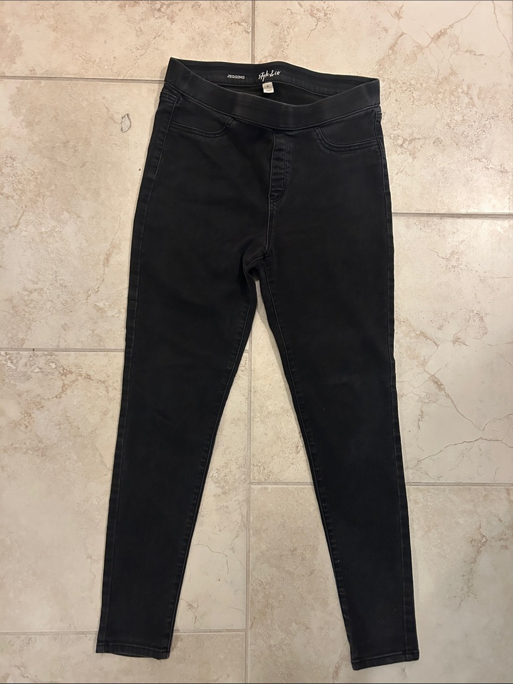 Style & Co. Women's Black High-Rise Jeggings